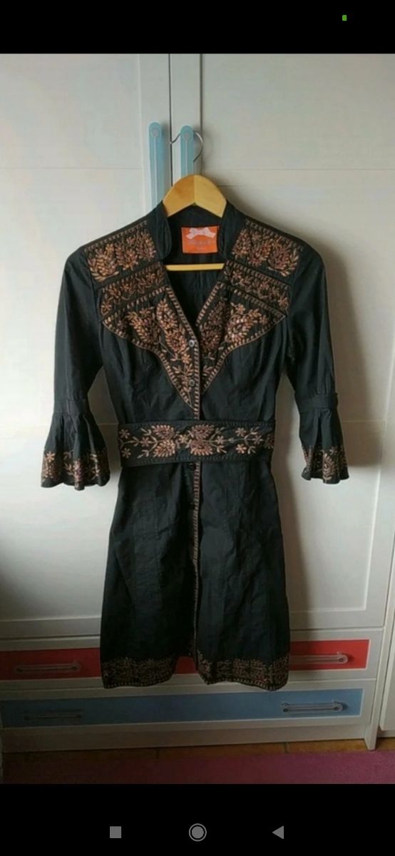 Vestido Almatrichi negro talla 38