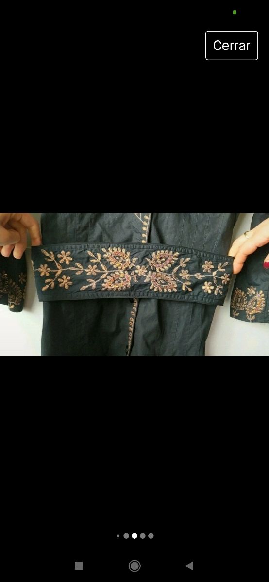 Vestido Almatrichi negro talla 38