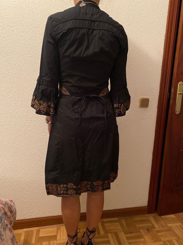 Vestido Almatrichi negro talla 38