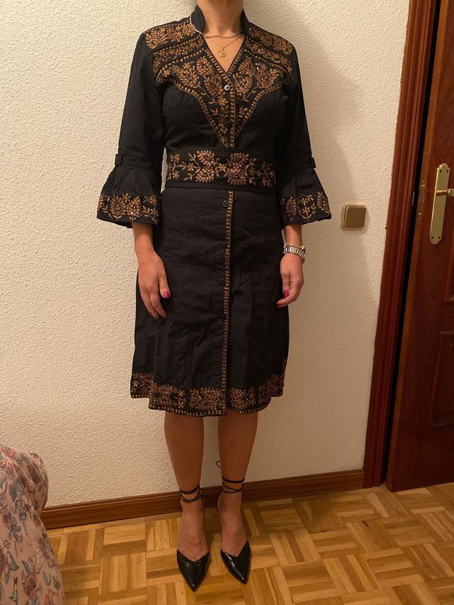 Vestido Almatrichi negro talla 38