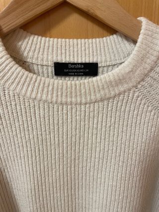 Jersey beige Bershka T-XS