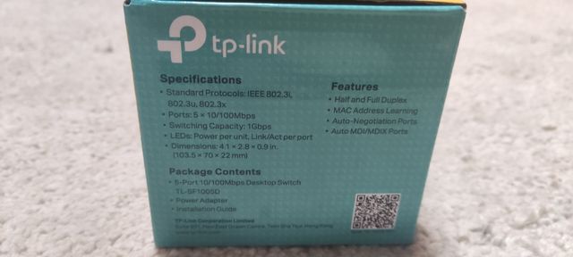Switch tp-link10 100Mbps