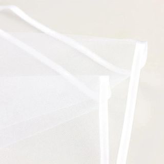 Velo de novia corto doble capa 