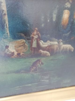 2 cuadros óleo de paisajes.