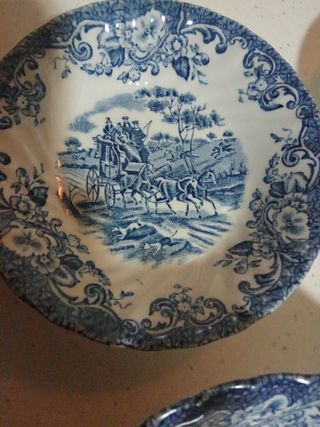 Platitos cerámica inglesa