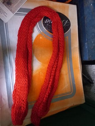 Bufanda de lana años 80