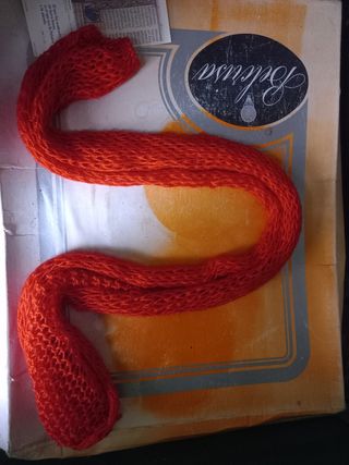 Bufanda de lana años 80