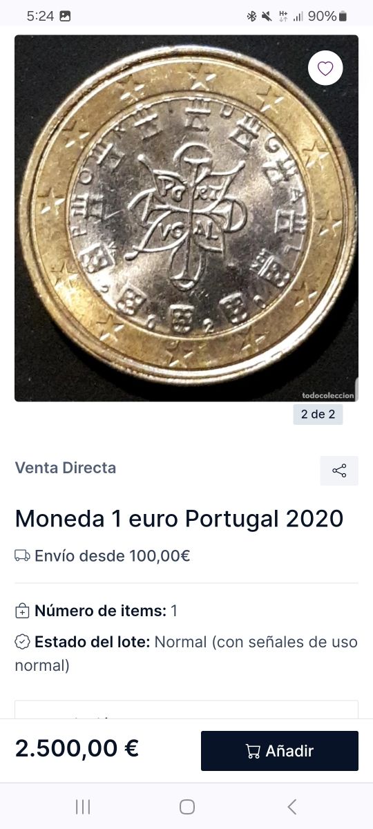 1€ Portugal 2020 errores
