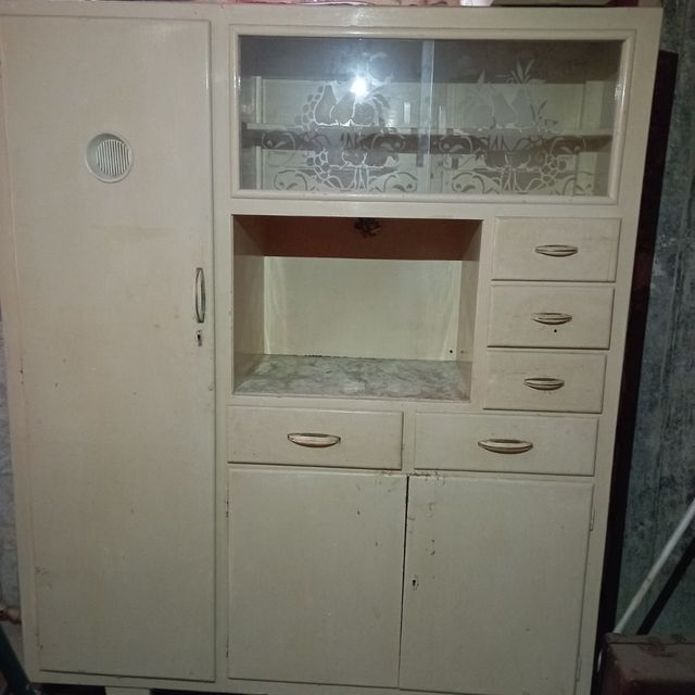 Vetrina Cucina Salotto bianca anni 40/50