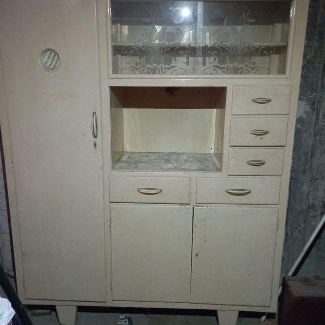 Vetrina Cucina Salotto bianca anni 40/50