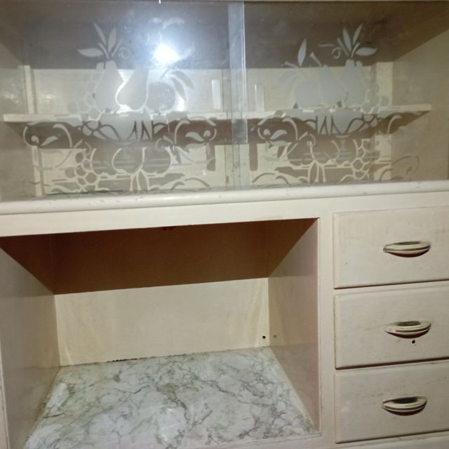 Vetrina Cucina Salotto bianca anni 40/50