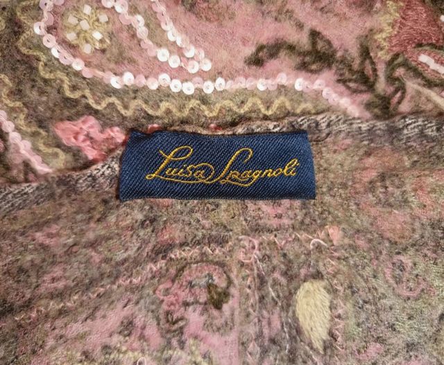 Sciarpa donna Luisa Spagnoli lana 100% vintage