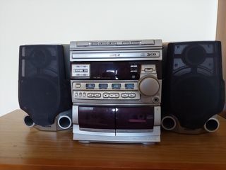 Stereo CD, cassette, fm e am