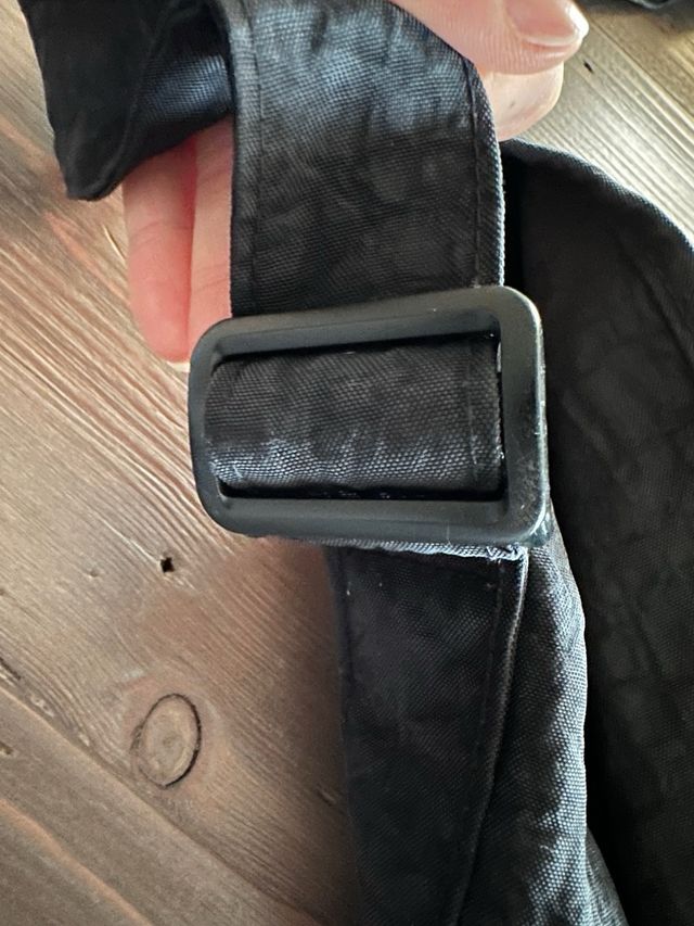 Borsa stoffa tracolla nera Smemoranda