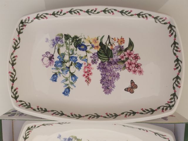 set vassoi fine ceramica