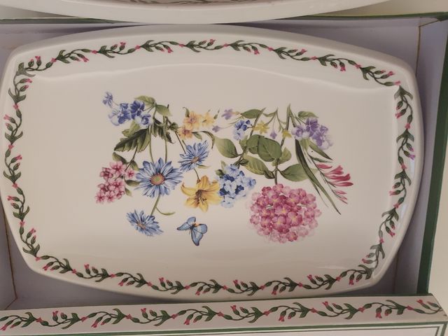 set vassoi fine ceramica