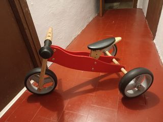 Triciclo madera Pinolino