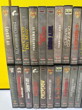coleccion peliculas VHS Stephen king