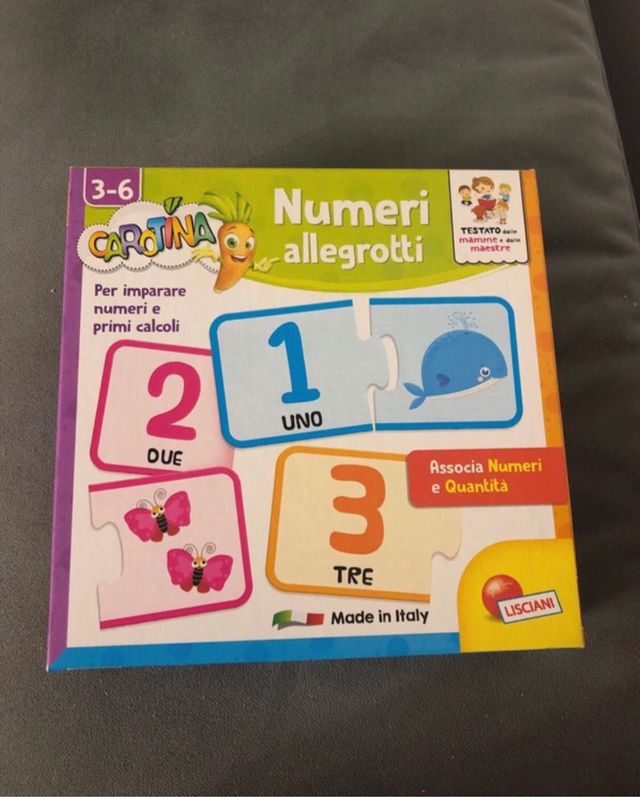 Gioco numeri allegrotti