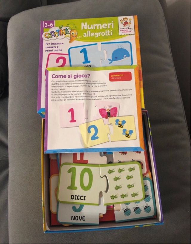 Gioco numeri allegrotti