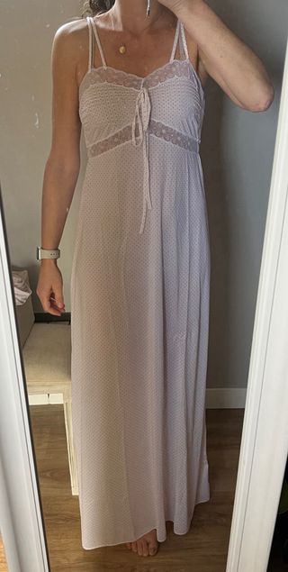 Conjunto lencero vintage años 70