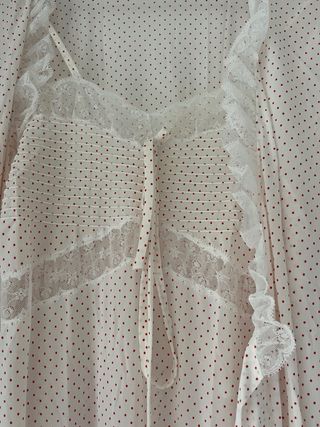 Conjunto lencero vintage años 70