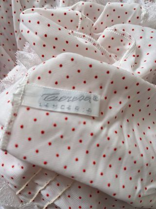 Conjunto lencero vintage años 70