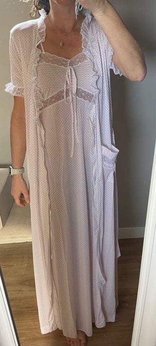 Conjunto lencero vintage años 70