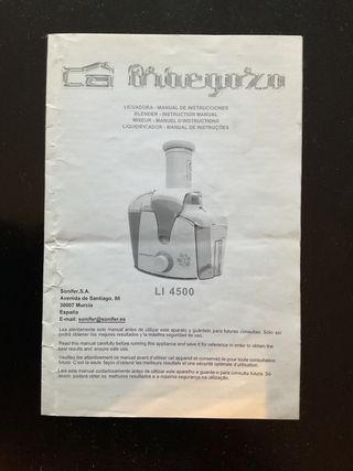 Licuadora Orbegozo LI-4500