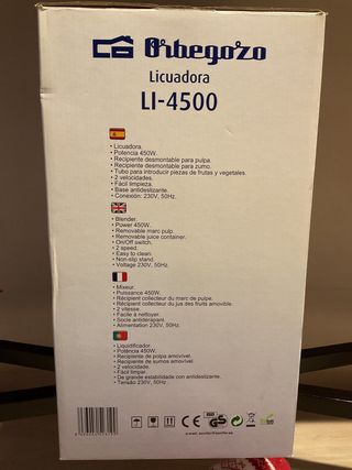 Licuadora Orbegozo LI-4500