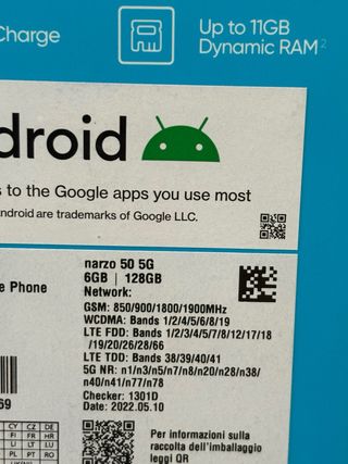 Realme Narzo 50 5G 128GB