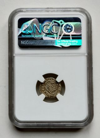 🪙Denario Húngaro Plata 1554 NGC