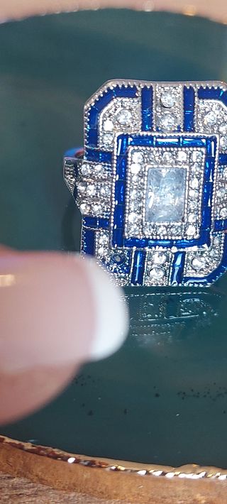 Anillo grande estilo vintage