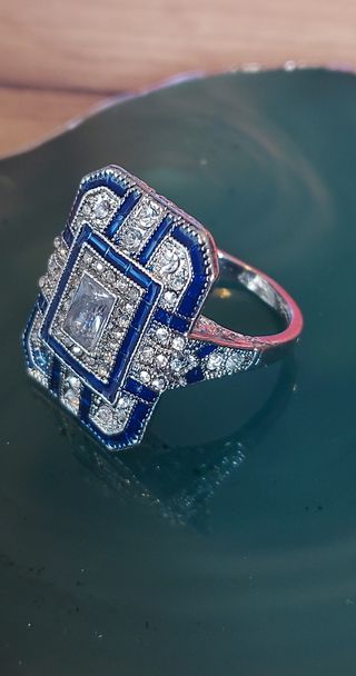 Anillo grande estilo vintage