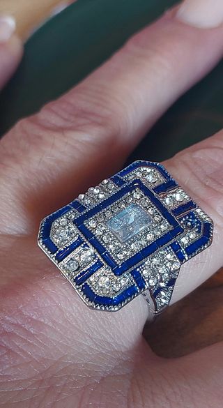 Anillo grande estilo vintage