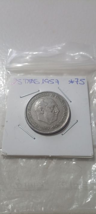 25 pesetas 1957*75
