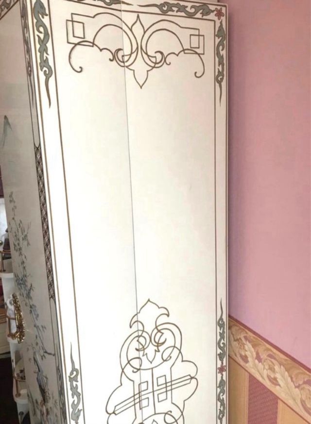 mueble de diseño blanco lacado estilo asiatico