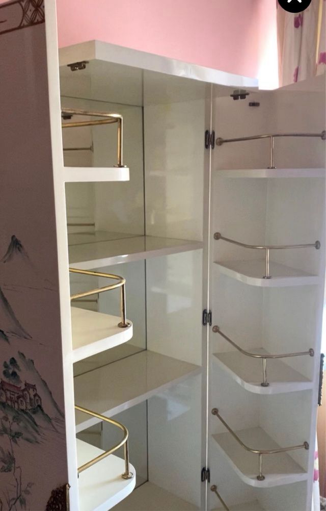 mueble de diseño blanco lacado estilo asiatico
