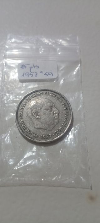 25 pesetas 1957*59