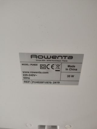 purificador de aire rowenta