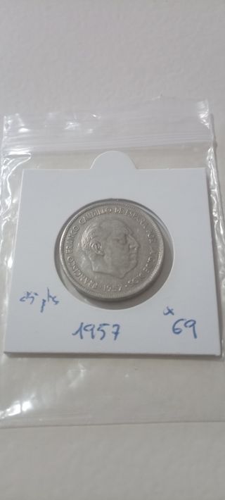 25 pesetas 1957*69