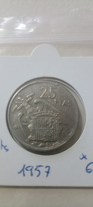 25 pesetas 1957*69