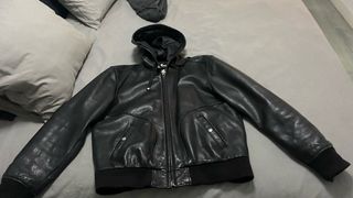 chaqueta beisbolera cuero schott 
