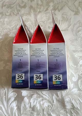 Cartucce stampante CANON CLI- 36 PIXMA,10 euro lun