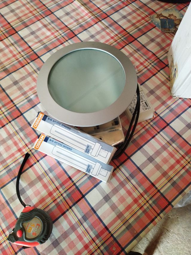 Foco empotrable Arkos color plata 