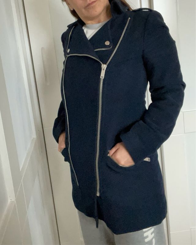 Abrigo azul marino