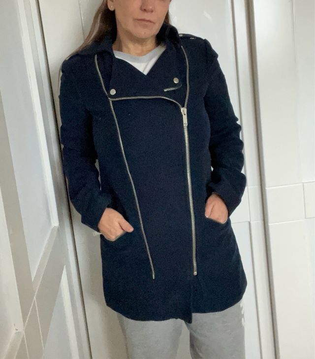 Abrigo azul marino