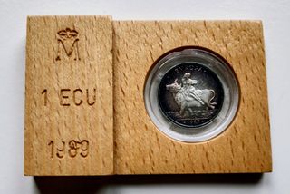 Moneda Plata 1989 Certificada