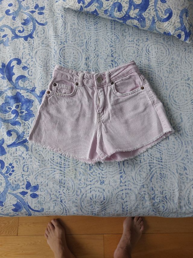 Paltalon vaquero corto niña