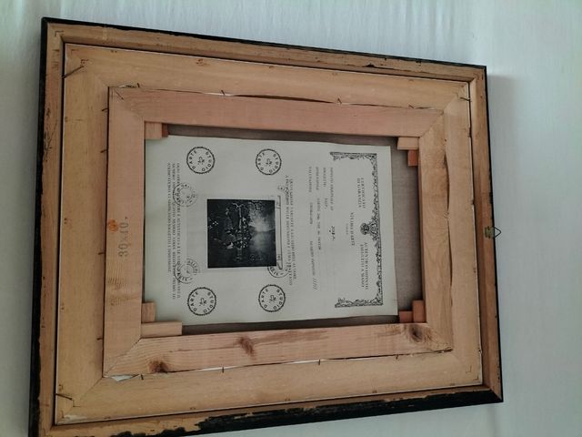 Coppia di quadri naif